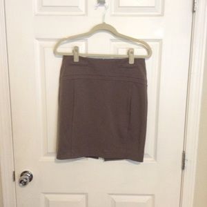 Express Taupe Business Skirt